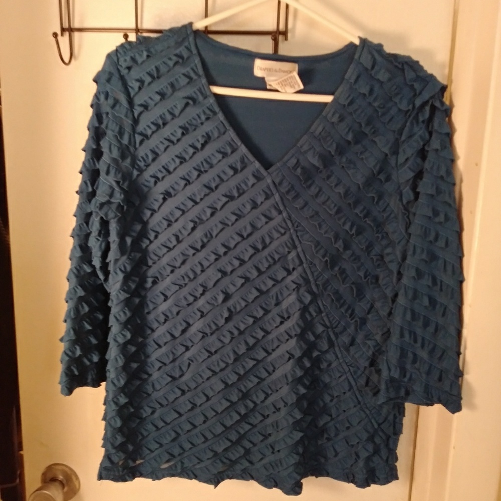3/4 sleeve cotton shirt